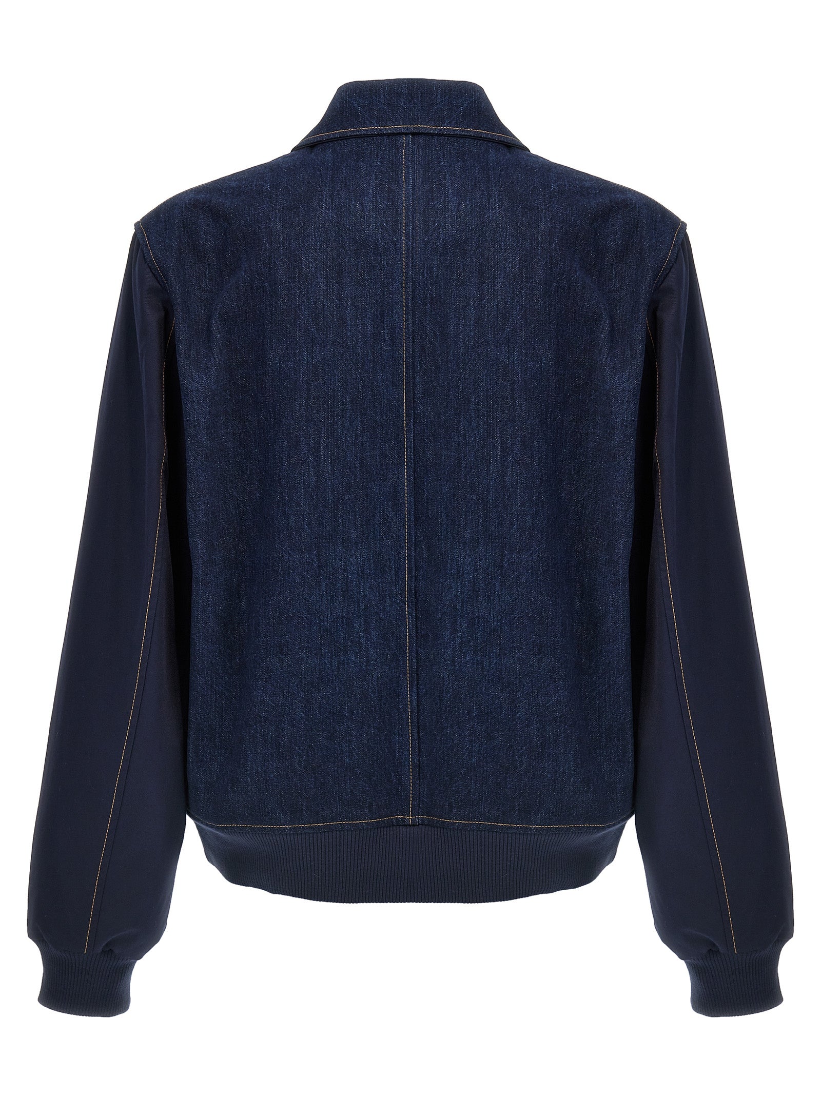 WALES BONNER Blue Cotton Denim Jacket