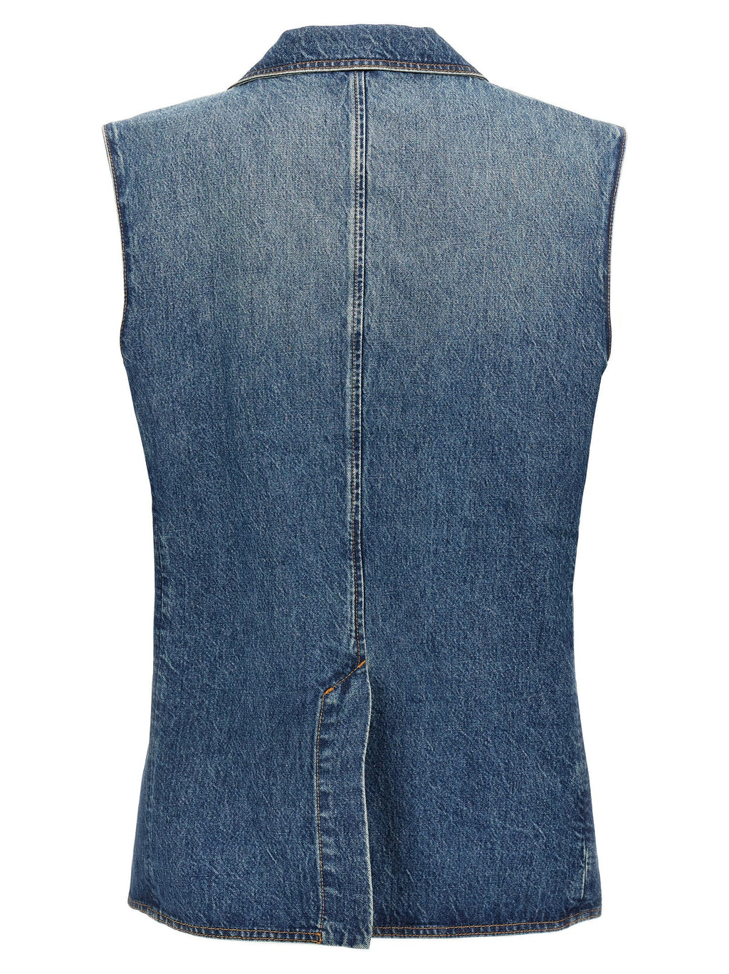 Coperni Blue Cotton Sleeveless Jacket