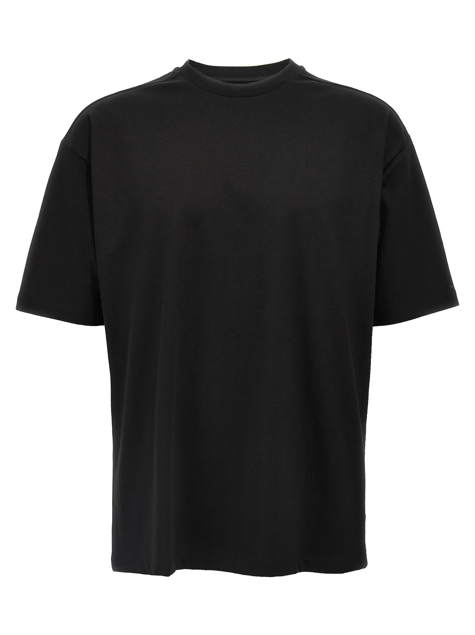 Thom Krom Black Cotton T-Shirt