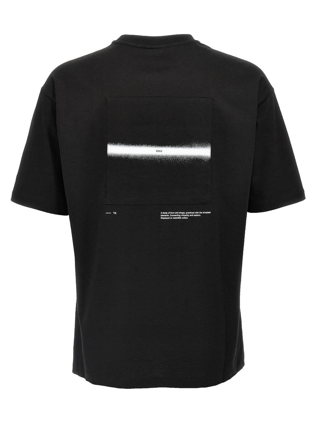 Thom Krom Black Cotton T-Shirt