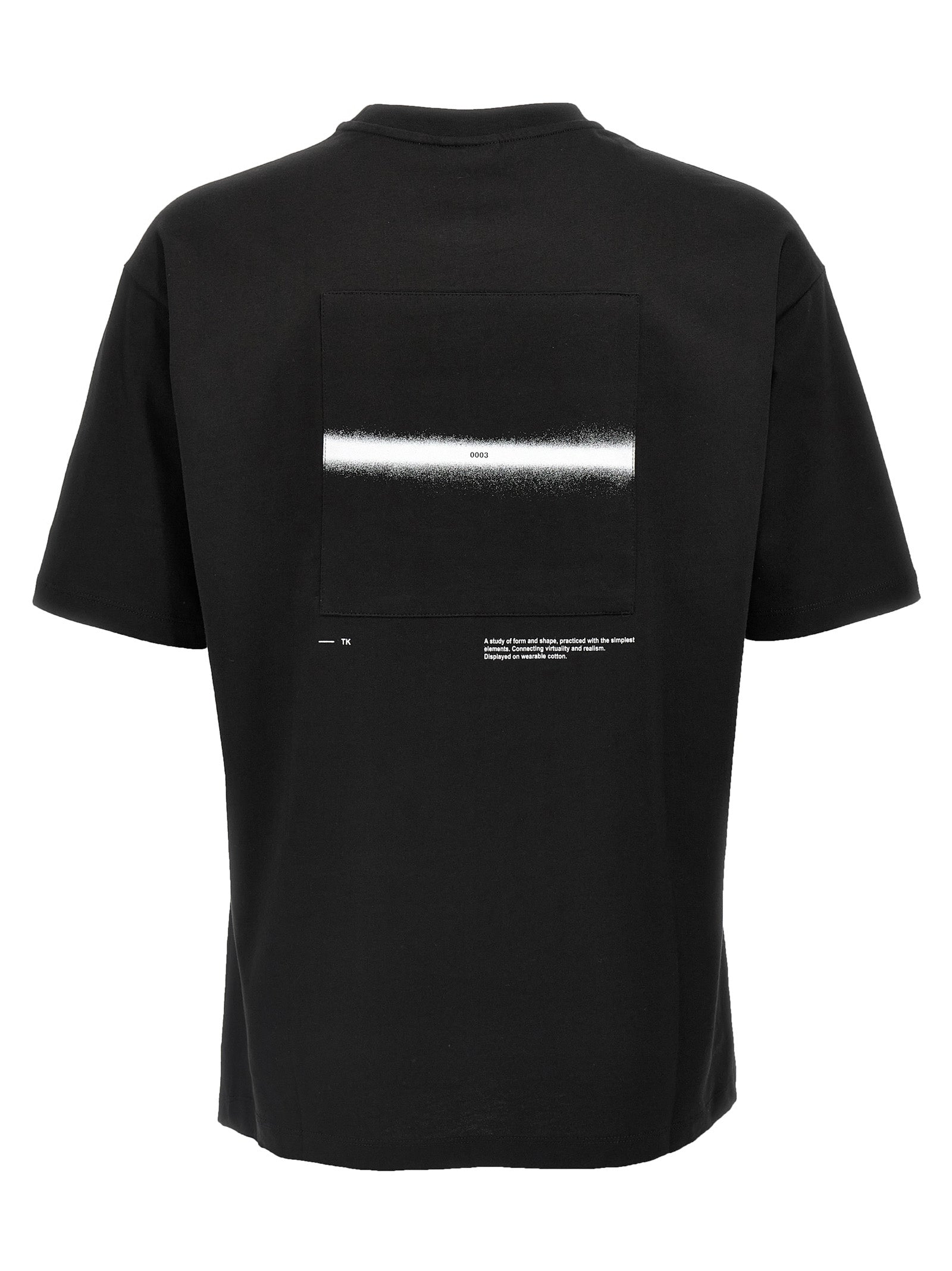 Thom Krom Black Cotton T-Shirt