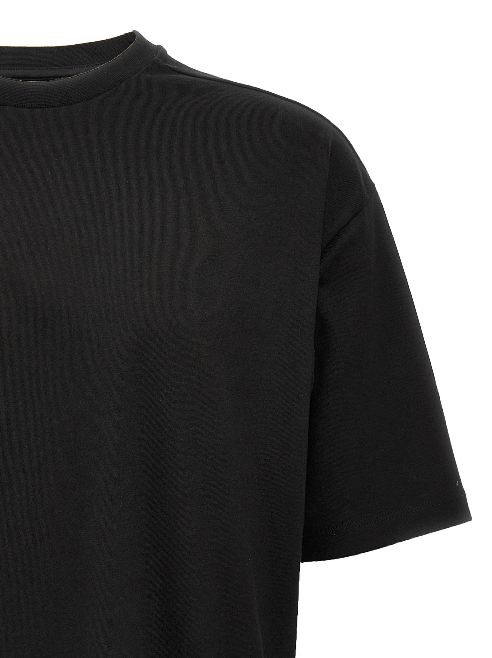 Thom Krom Black Cotton T-Shirt