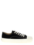 Moschino Black Cotton Low Top Sneakers