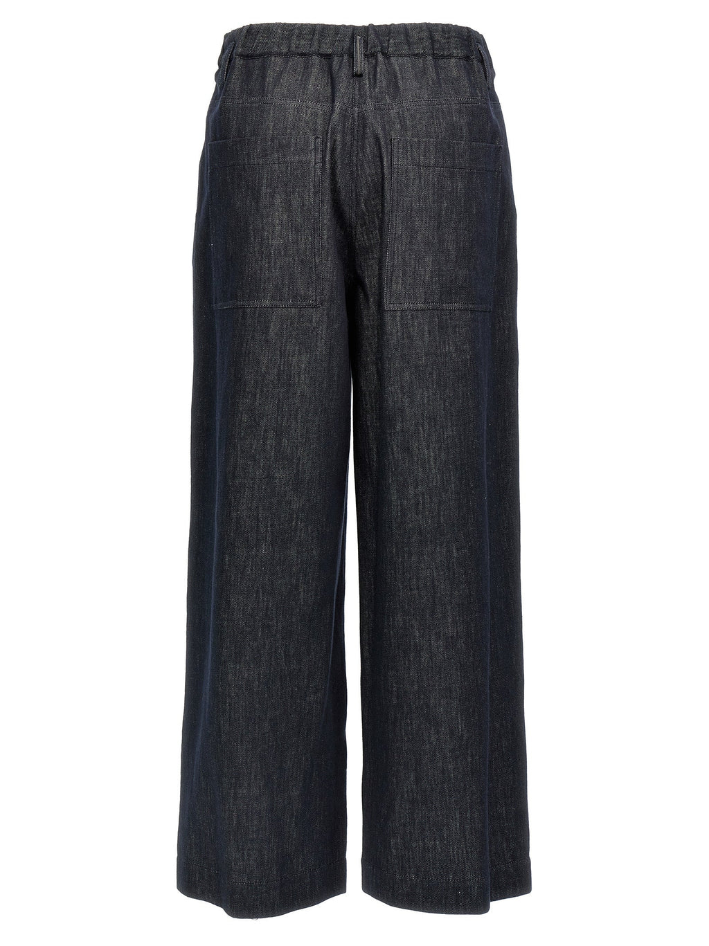 Brunello Cucinelli Blue Cotton Casual Pants