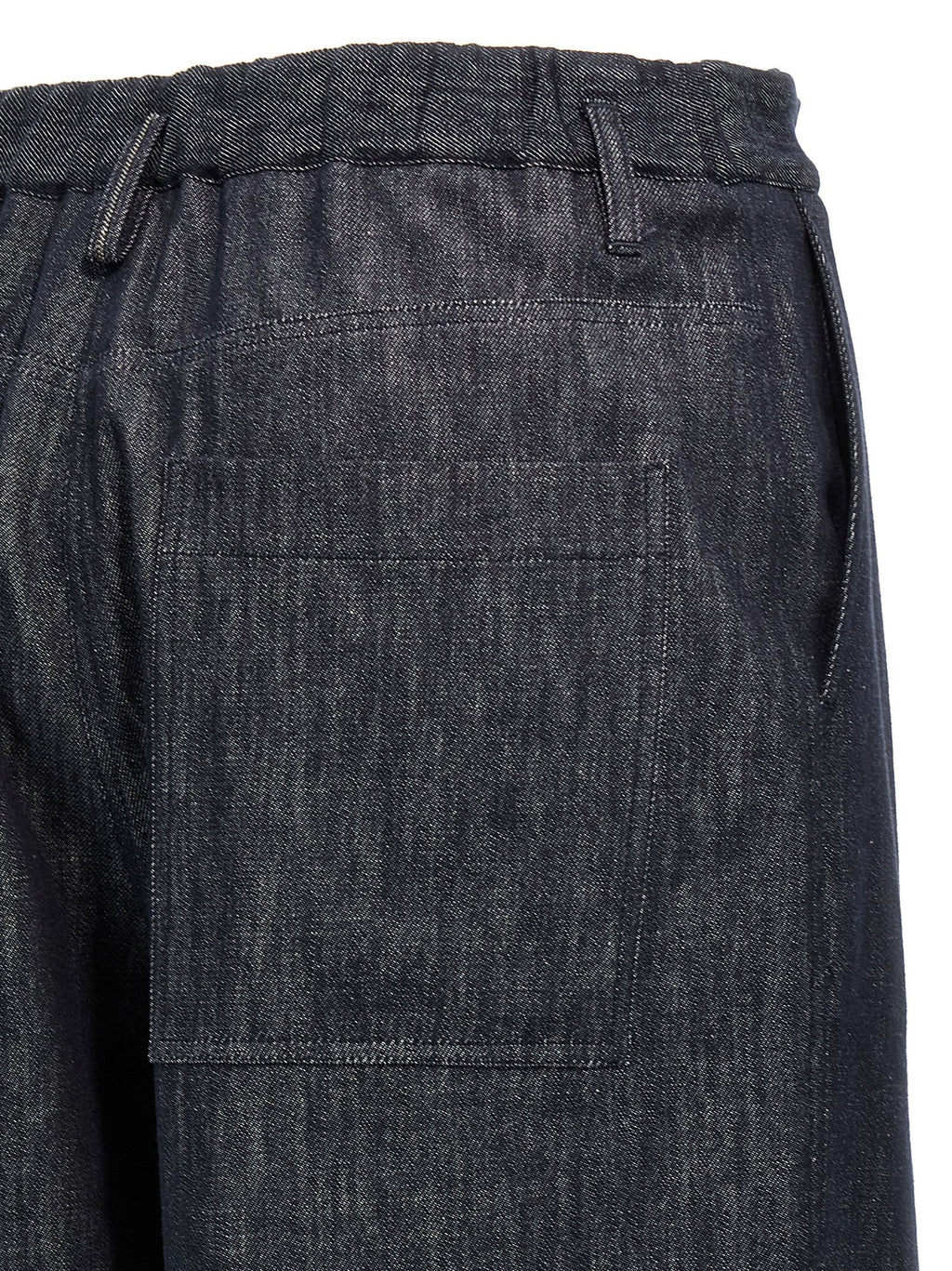 Brunello Cucinelli Blue Cotton Casual Pants