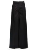 THELATEST Black Cotton Casual Pants