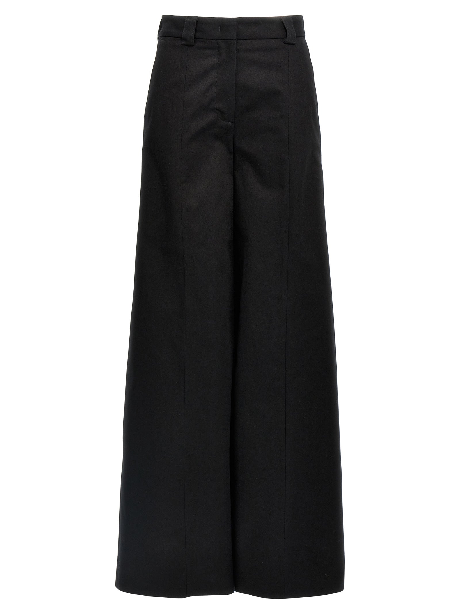 THELATEST Black Cotton Casual Pants