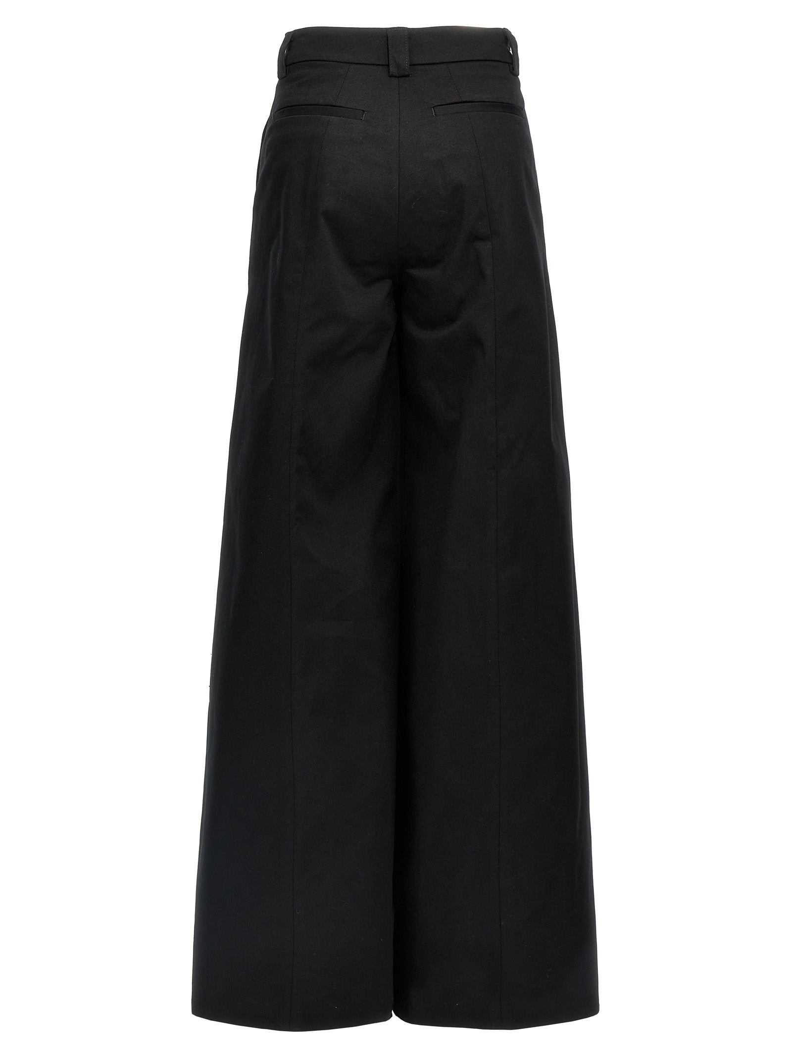THELATEST Black Cotton Casual Pants