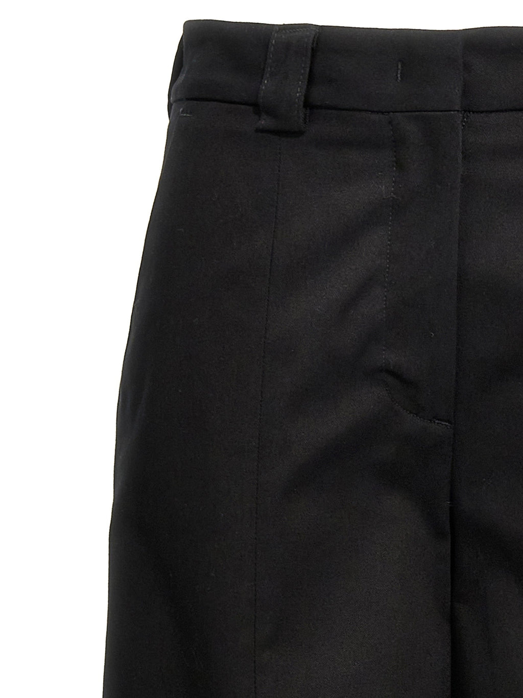 THELATEST Black Cotton Casual Pants
