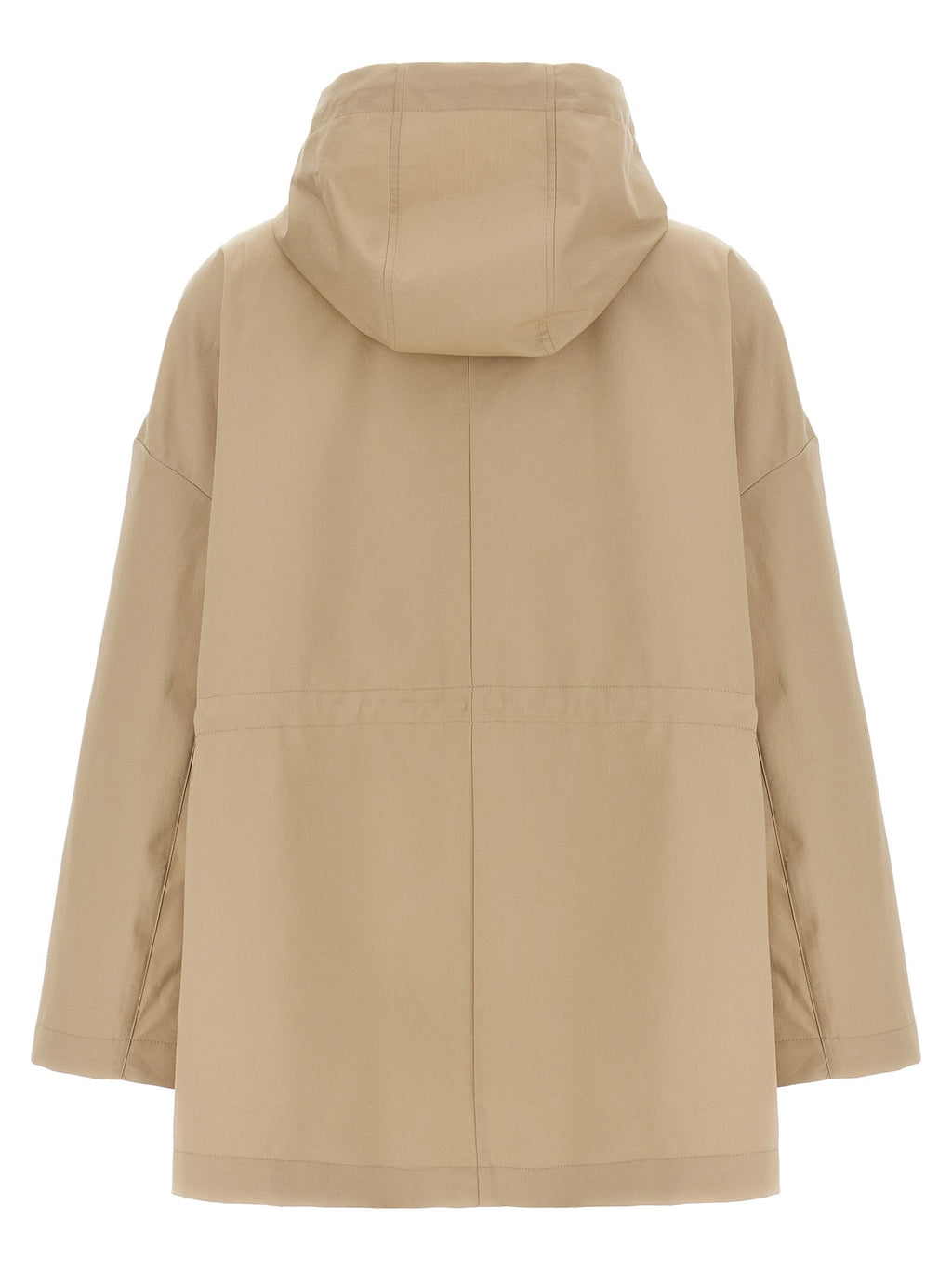 Moncler Beige Cotton Parka