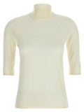 Max Mara White Virgin Wool Cardigan