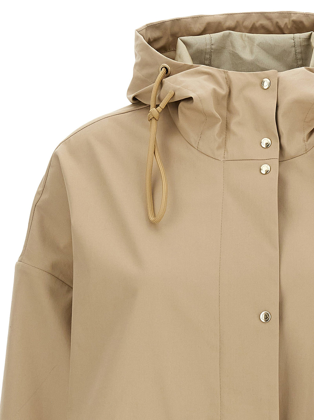 Moncler Beige Cotton Parka