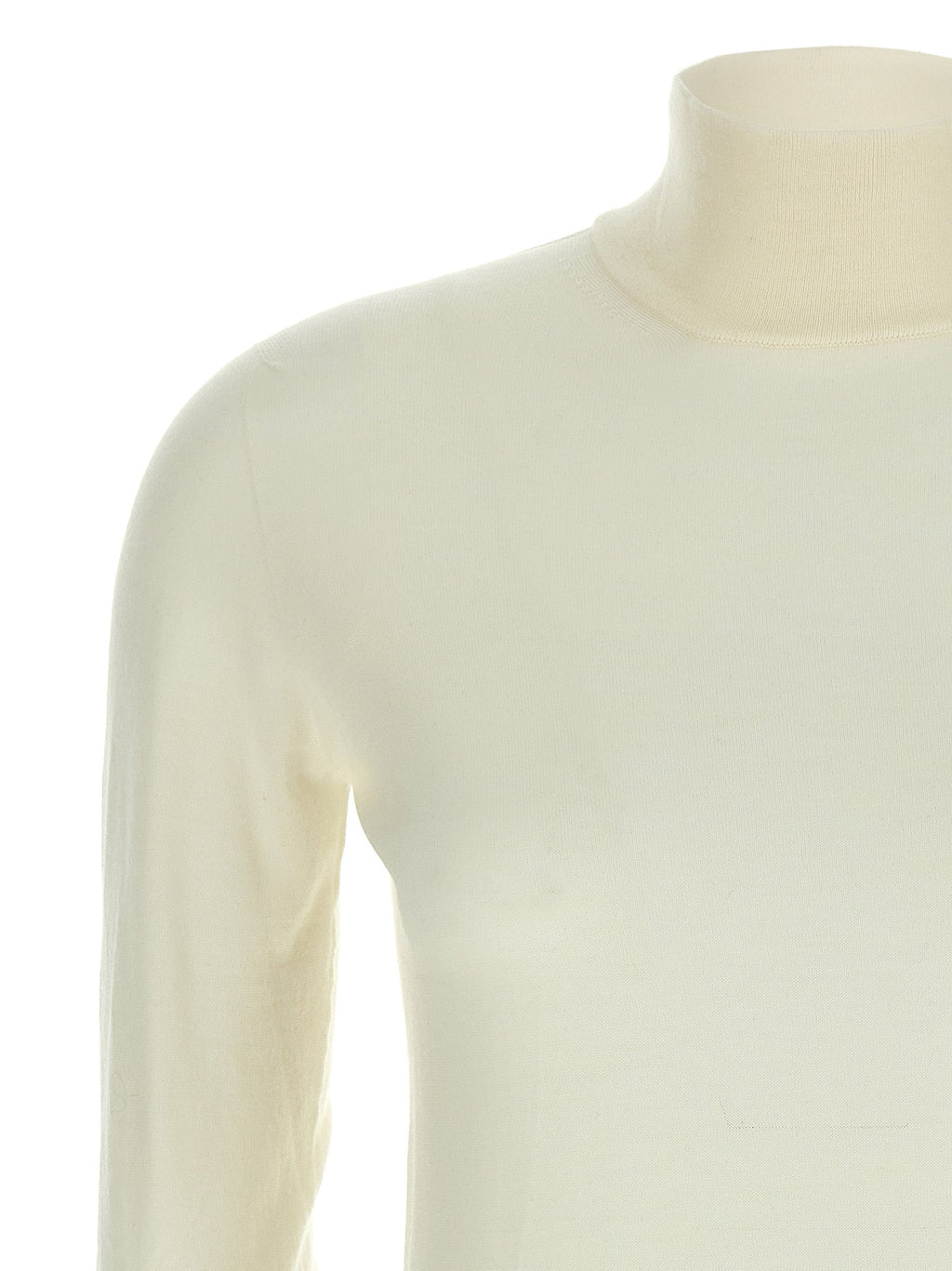 Max Mara White Virgin Wool Cardigan