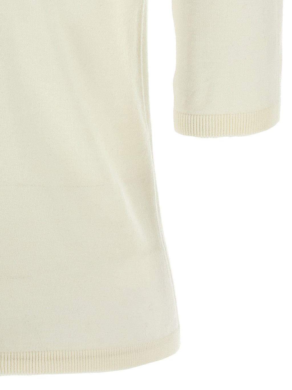 Max Mara White Virgin Wool Cardigan