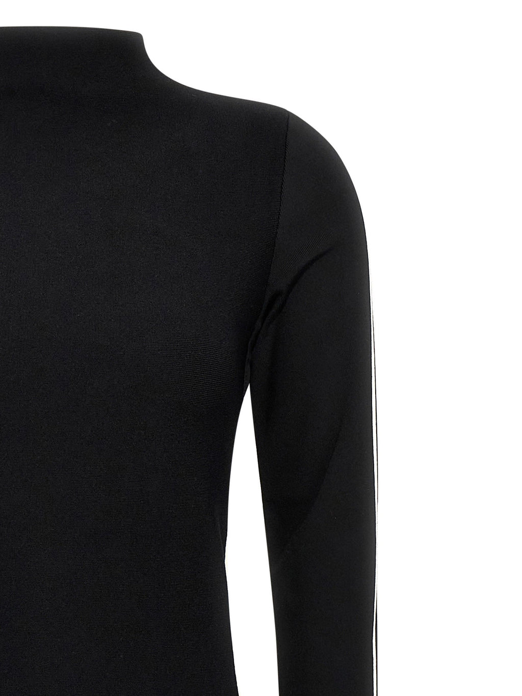 Sportmax Bicolor Viscose Midi Dress
