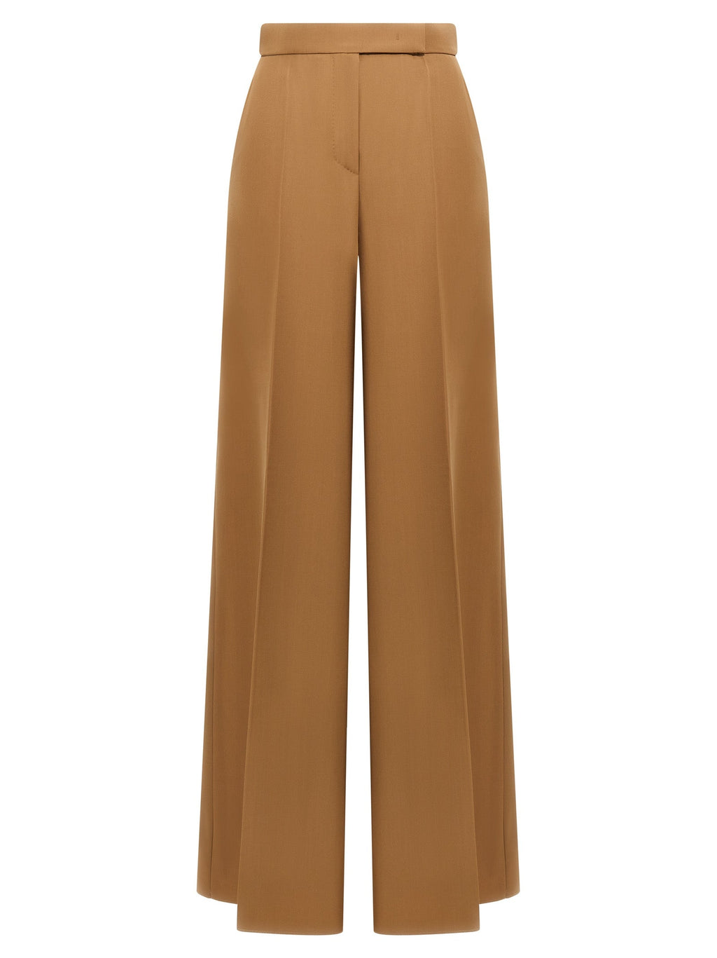 Max Mara Brown Virgin Wool Casual Pants