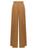 Max Mara Brown Virgin Wool Casual Pants