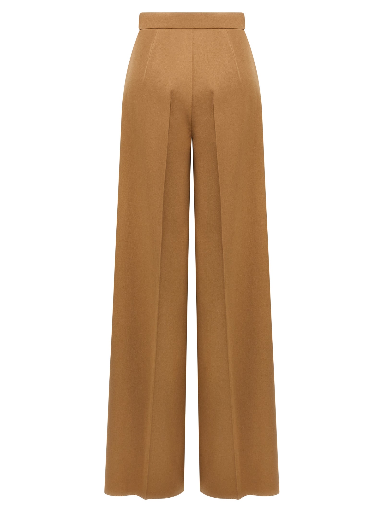 Max Mara Brown Virgin Wool Casual Pants