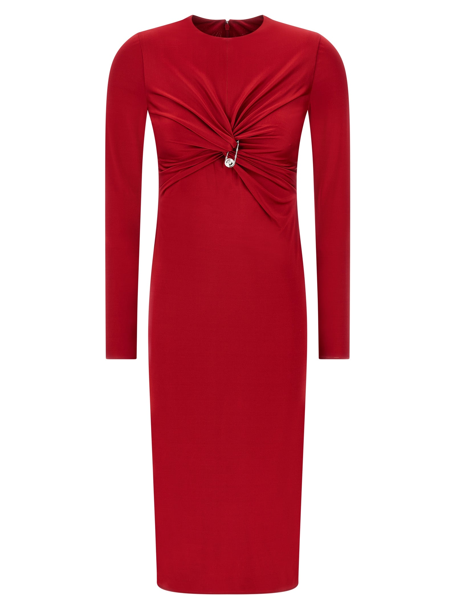 Versace Multicolor Viscose Midi Dress