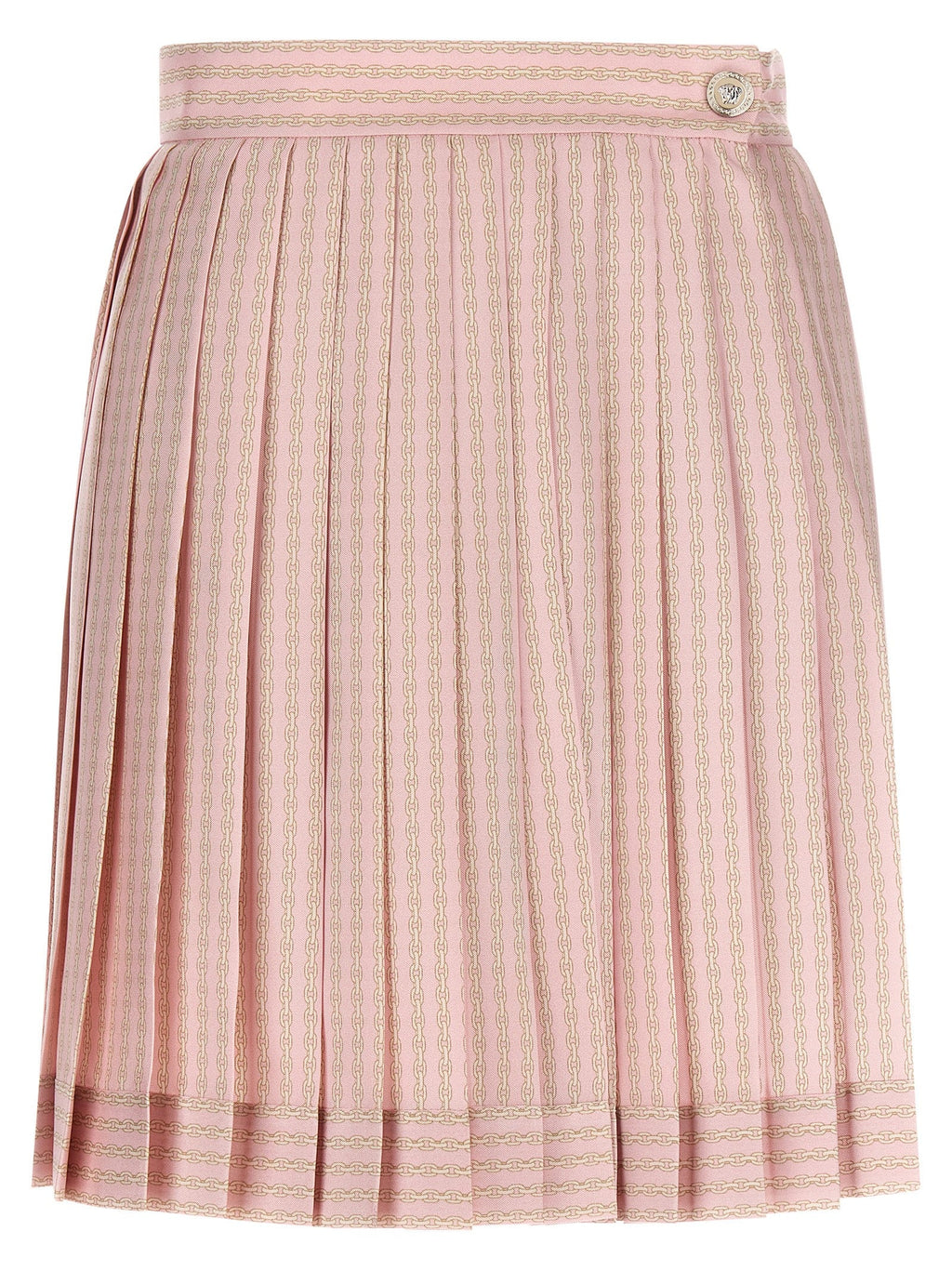 Versace Multicolor Silk Long Skirt