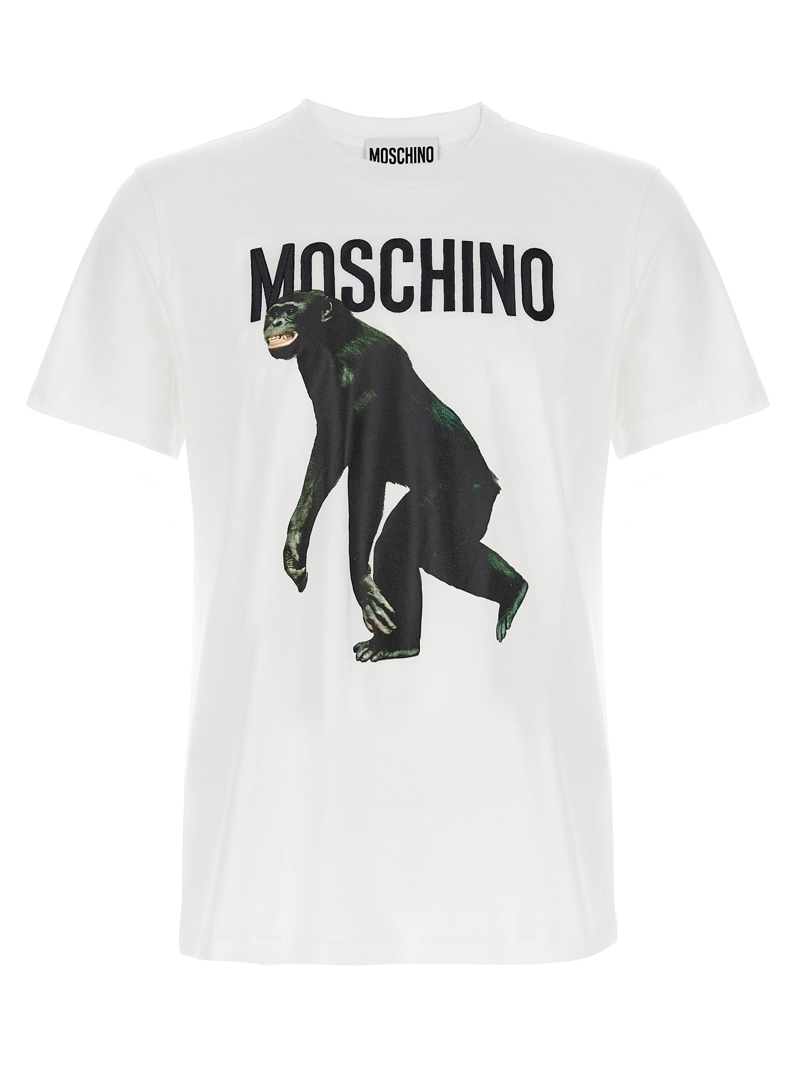 Moschino White Cotton T-Shirt