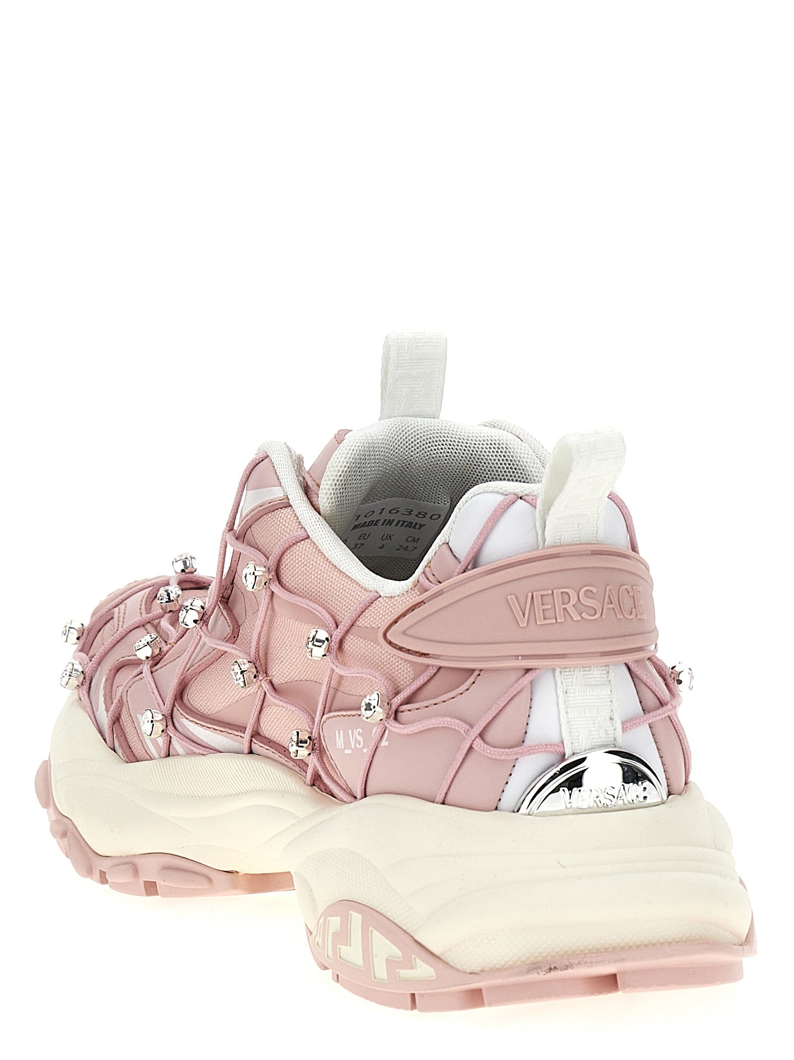 Versace Multicolor Polyester Athletic Sneakers