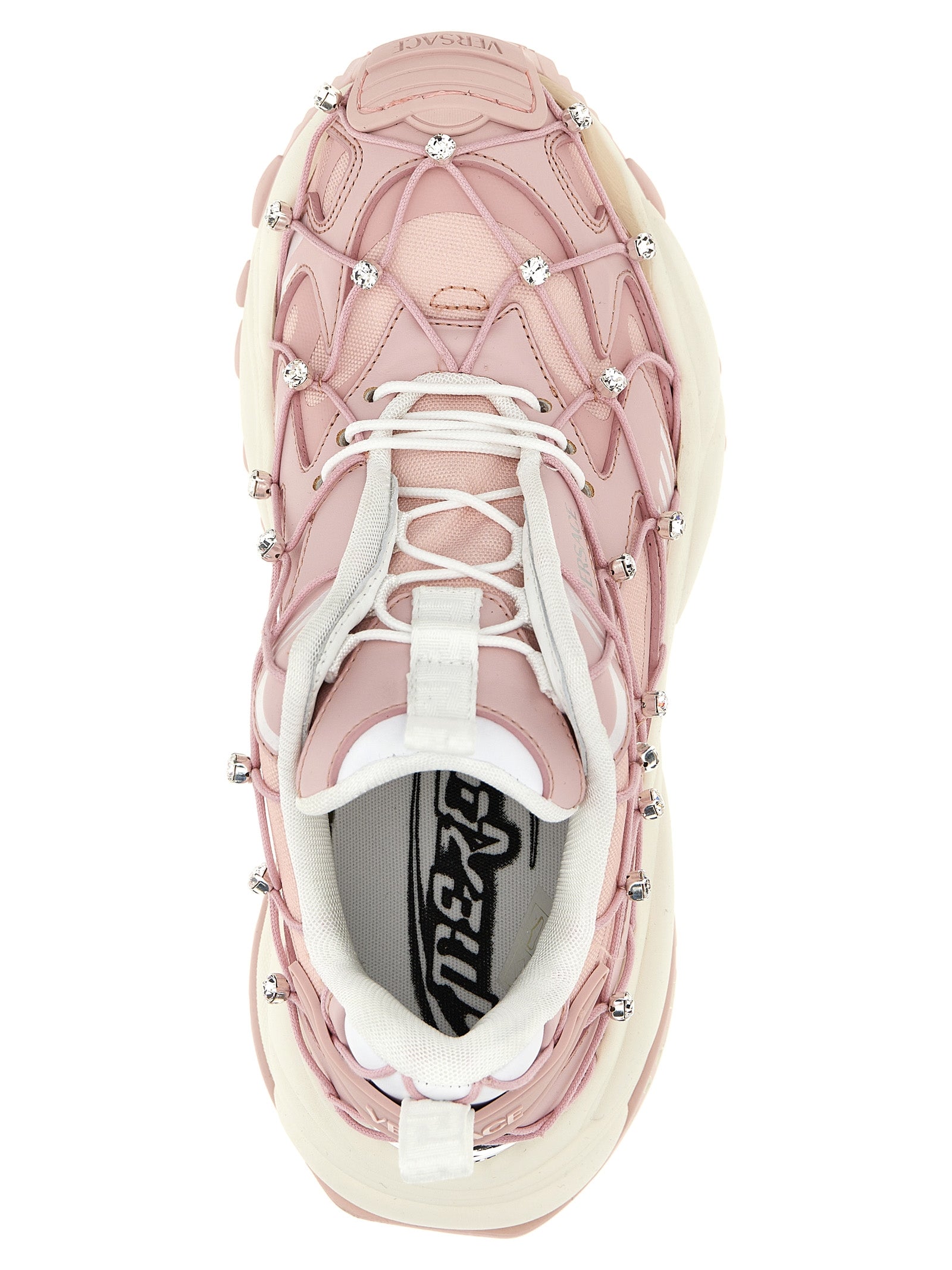 Versace Multicolor Polyester Athletic Sneakers
