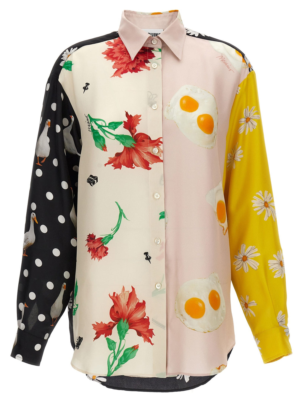 Moschino Multicolor Silk Blouse