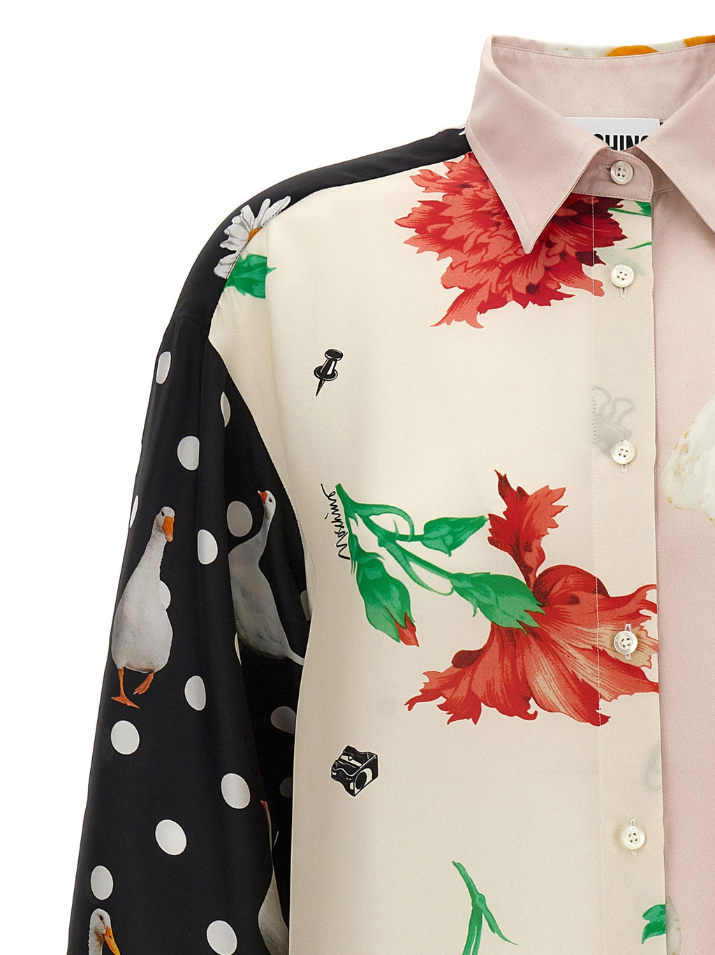 Moschino Multicolor Silk Blouse