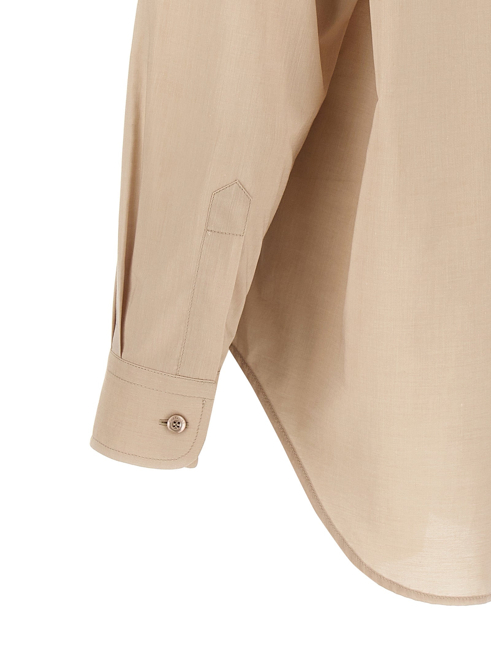 Moschino Beige Cotton Blouse
