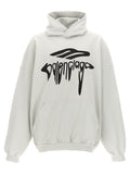 Balenciaga White Cotton Sweatshirt