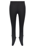 Courrèges Black Polyamide Leggings