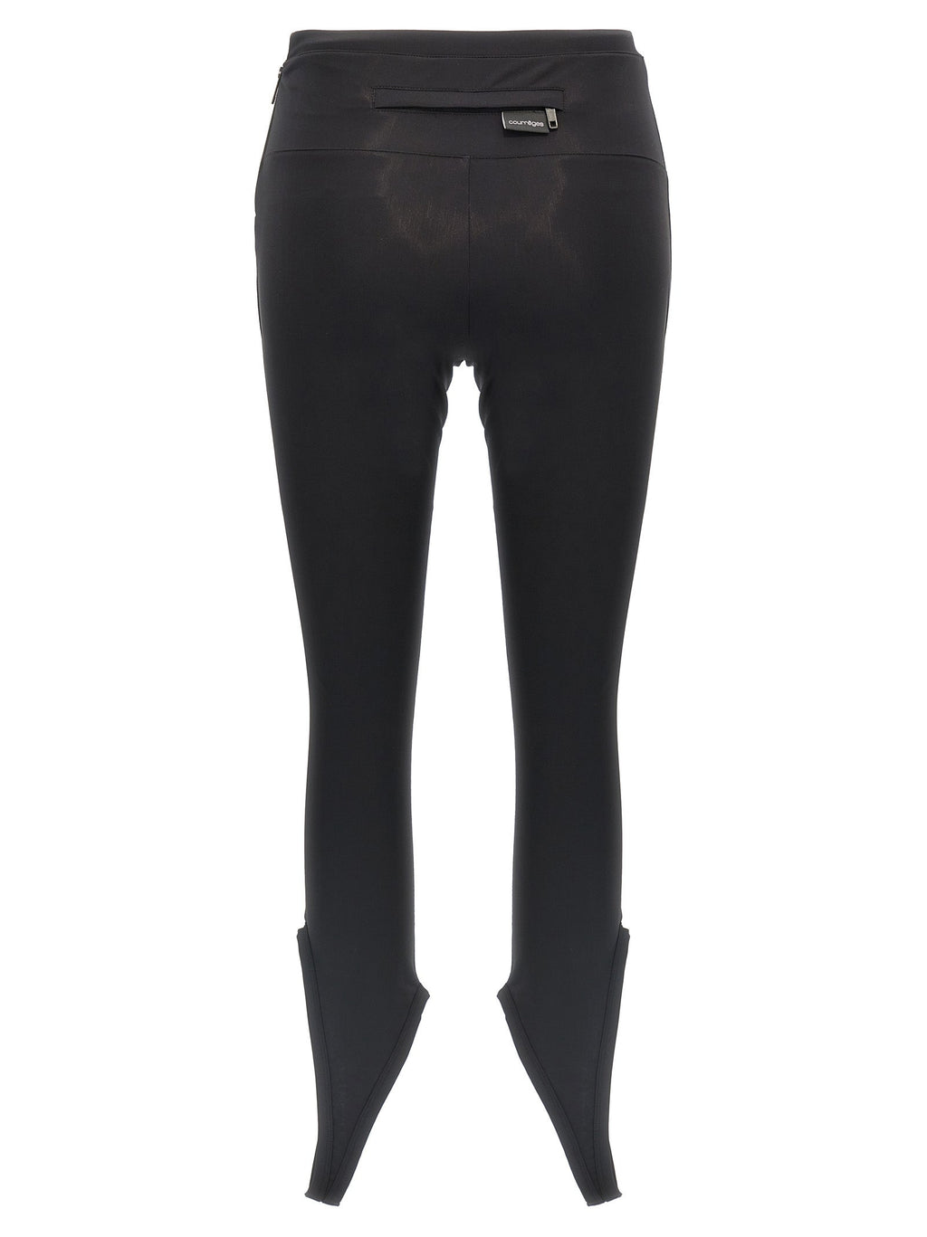 Courrèges Black Polyamide Leggings