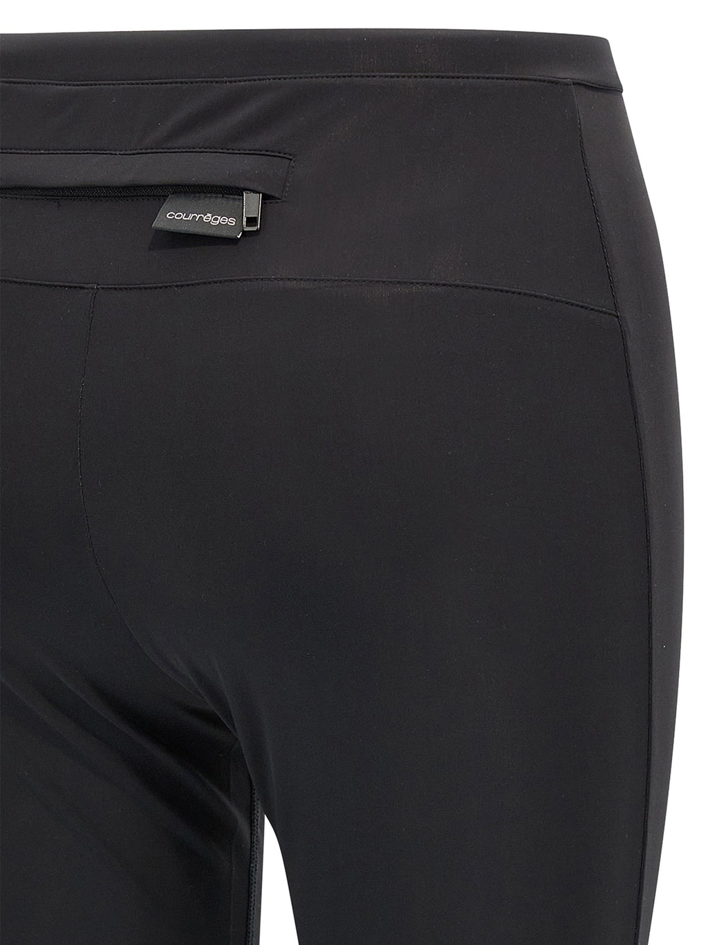 Courrèges Black Polyamide Leggings