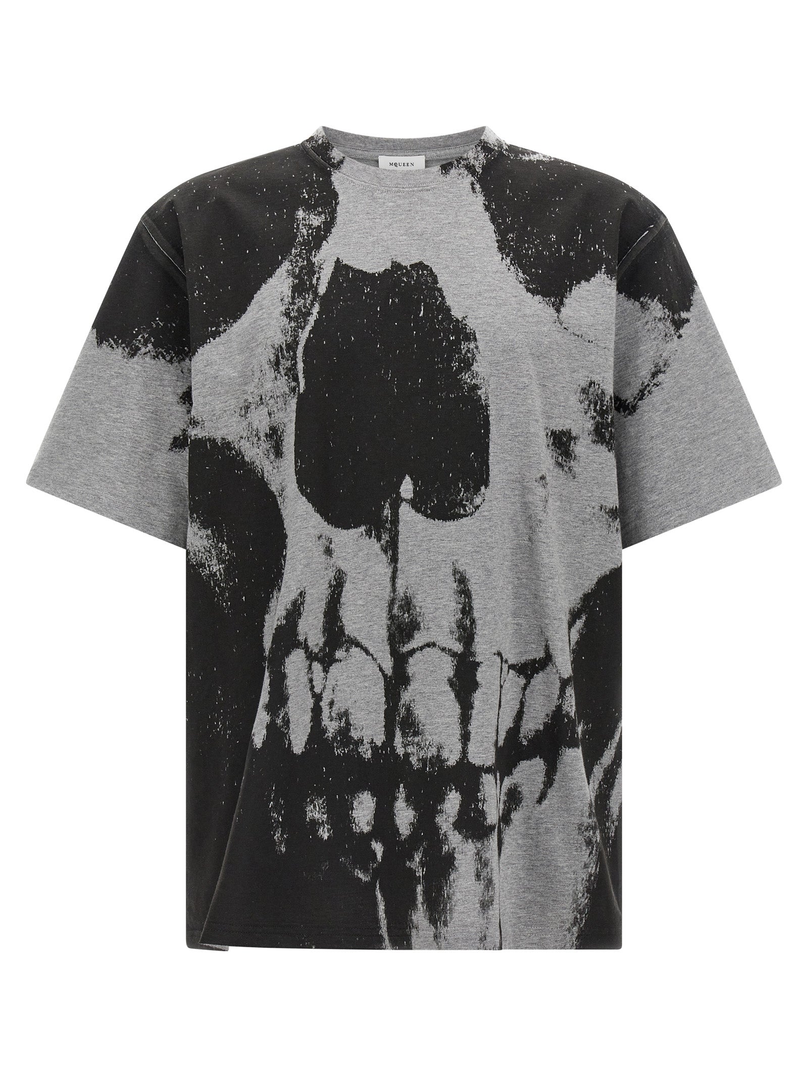 Alexander McQueen Gray Cotton T-Shirt