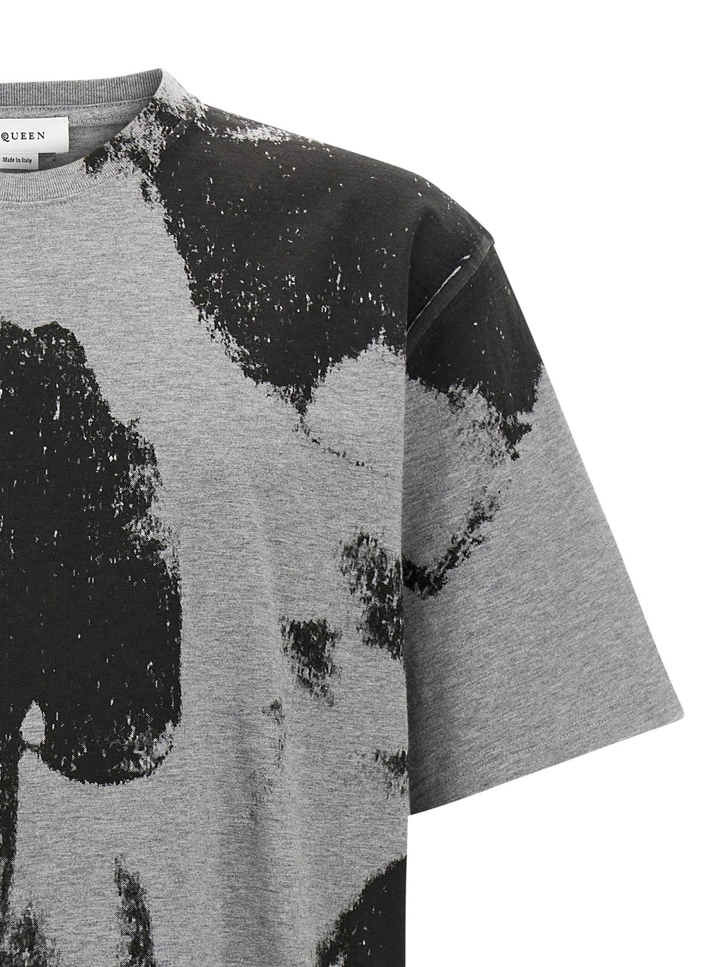 Alexander McQueen Gray Cotton T-Shirt
