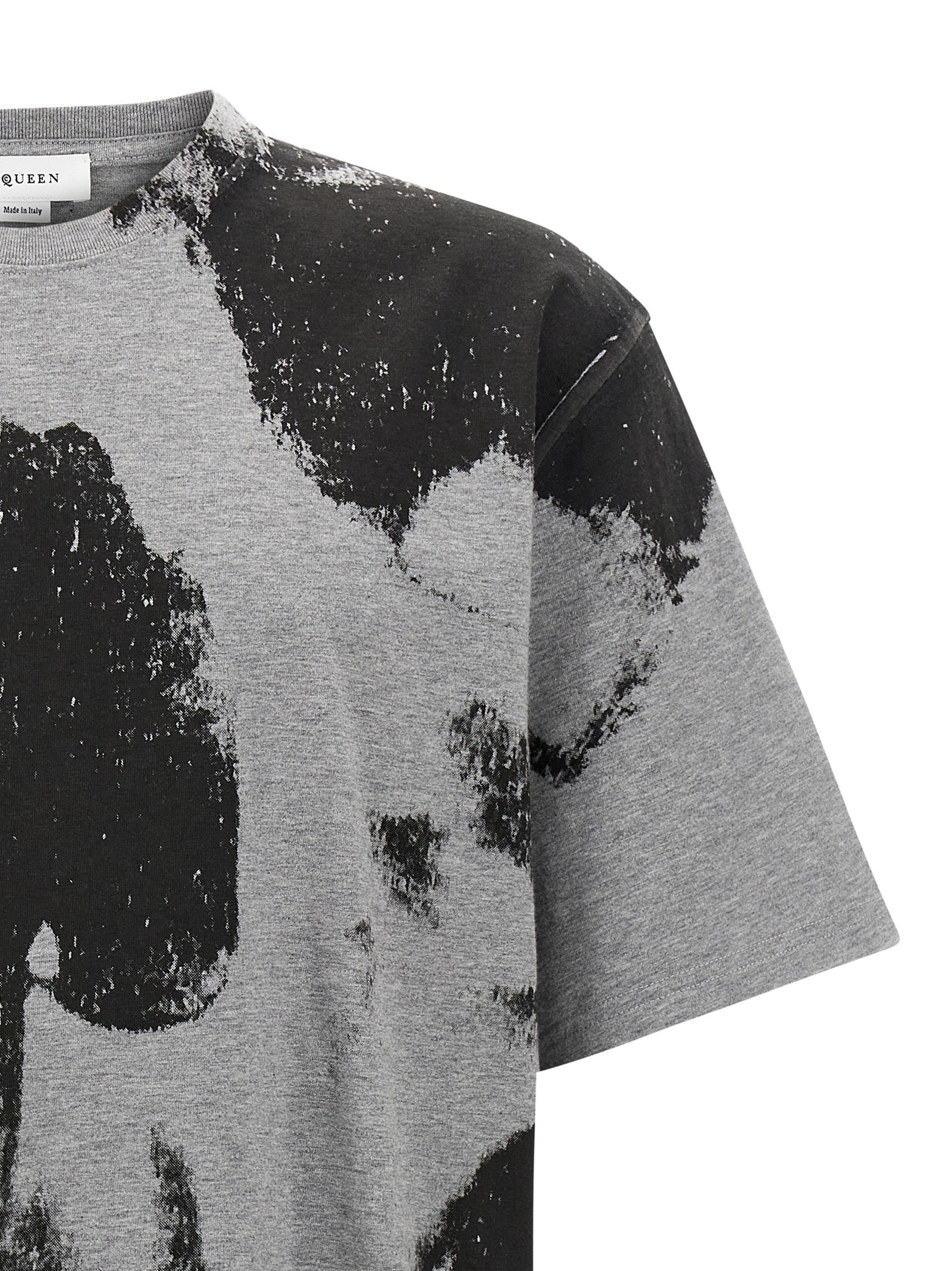 Alexander McQueen Gray Cotton T-Shirt
