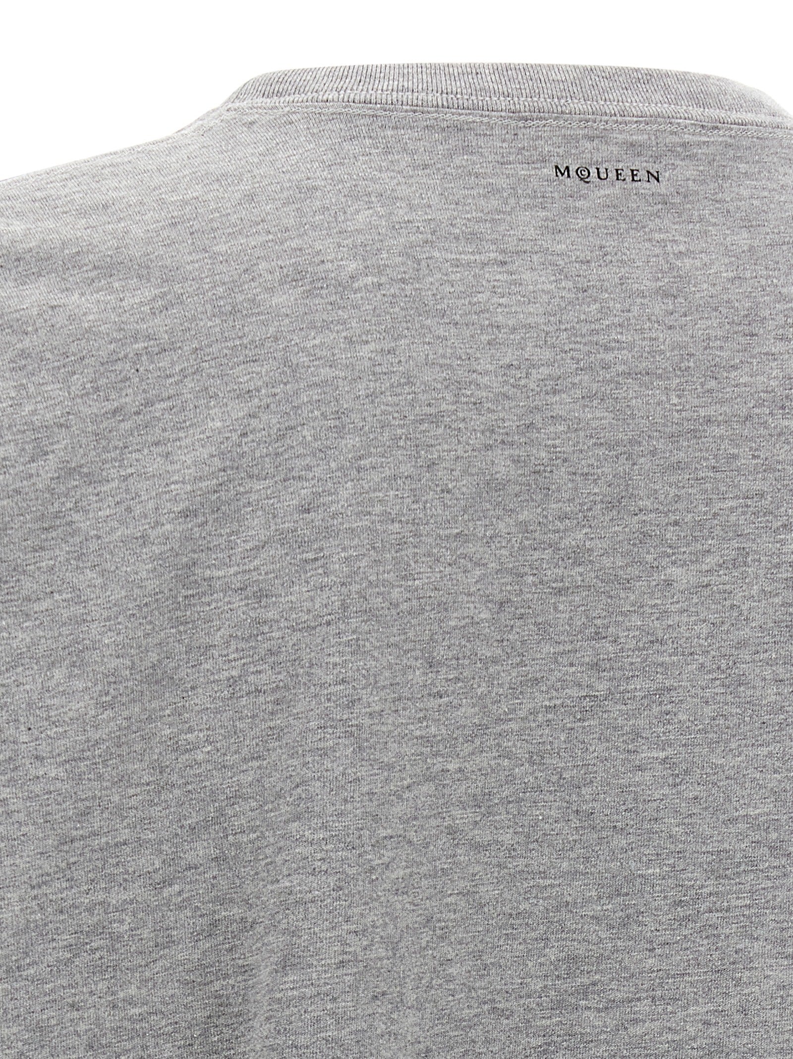 Alexander McQueen Gray Cotton T-Shirt