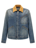 Alexander McQueen Blue Cotton Denim Jacket