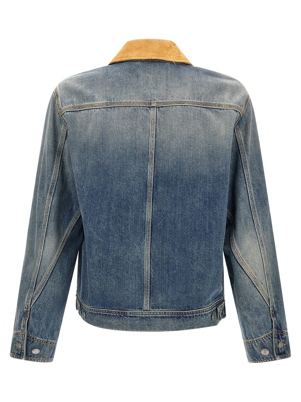 Alexander McQueen Blue Cotton Denim Jacket