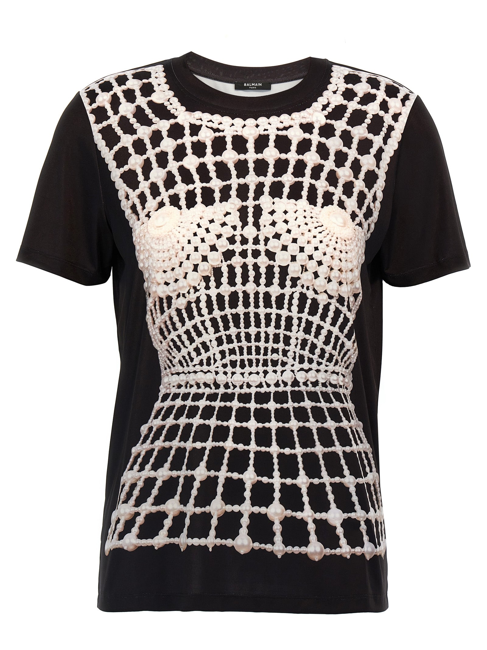 Balmain Black Organic Cotton T-Shirt