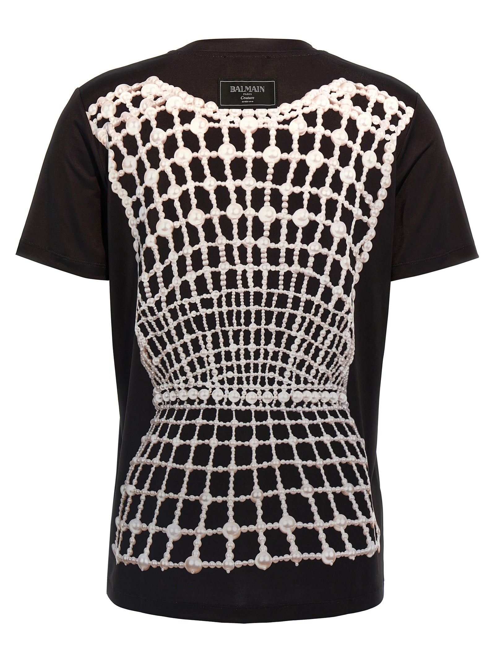 Balmain Black Organic Cotton T-Shirt