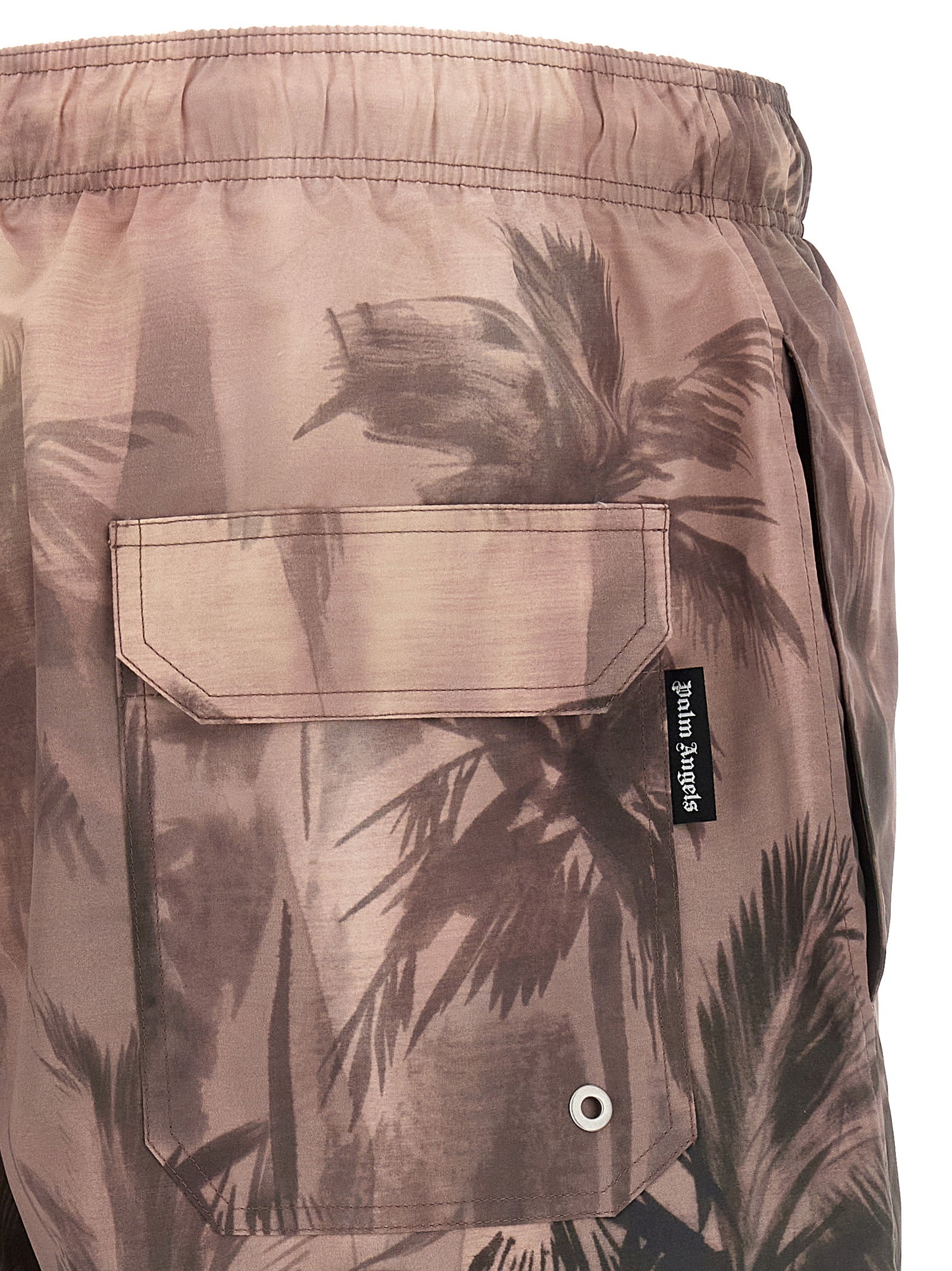 Palm Angels Multicolor Polyester Swim Shorts
