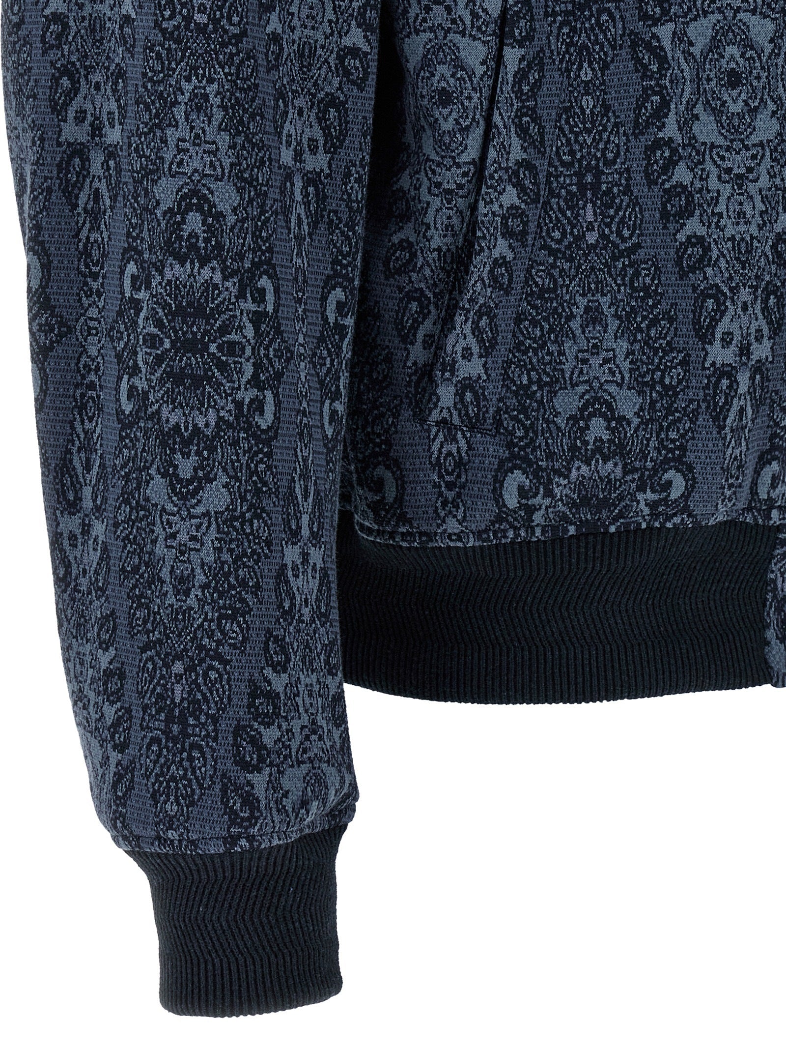 Etro Blue Cotton Bomber