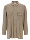 Magliano Gray Polyester Blouse