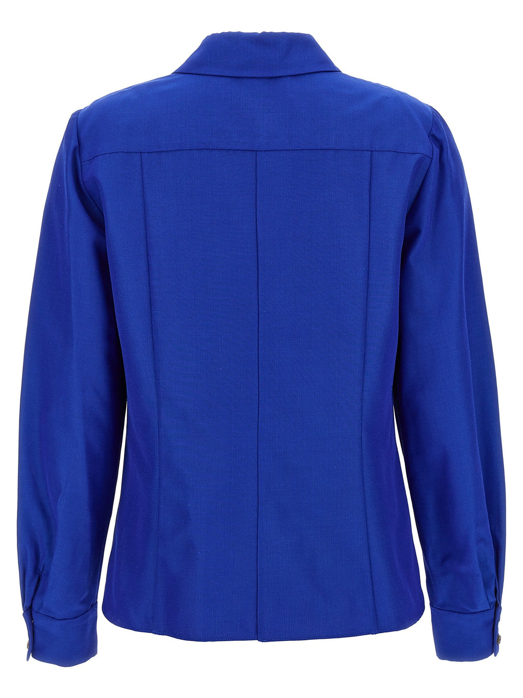 Carolina Herrera Blue Cotton Blouse