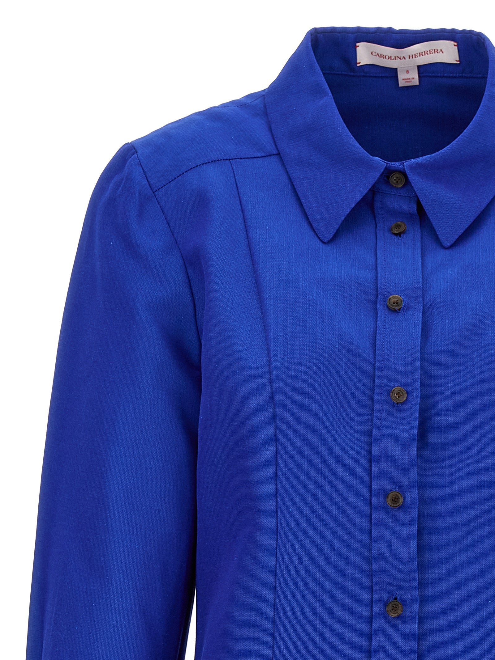 Carolina Herrera Blue Cotton Blouse