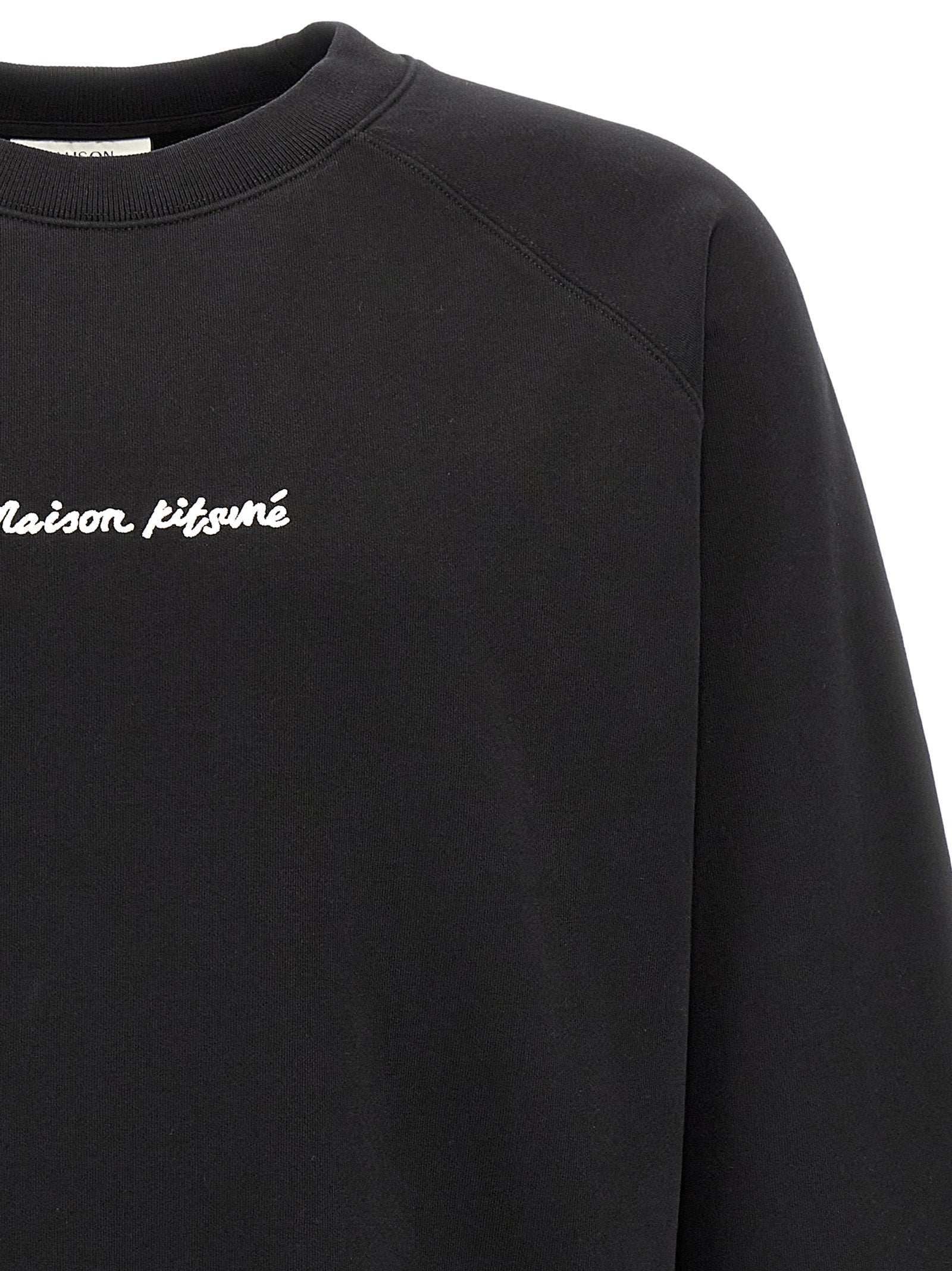 Maison Kitsuné Black Cotton Sweatshirt