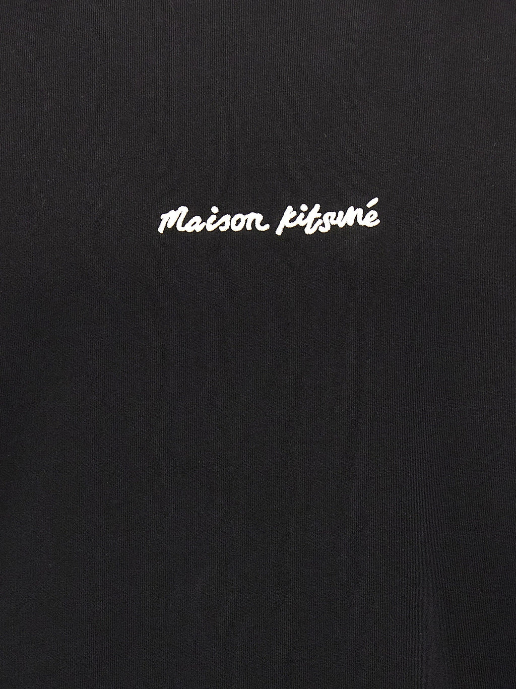 Maison Kitsuné Black Cotton Sweatshirt
