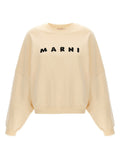 Marni White Cotton Sweatshirt